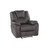 Steve Silver Katrine Brown Charcoal PU Manual Motion Recliners