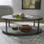 Liberty Modern View Gauntlet Gray Oval 3pc Coffee Table Set