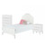 Picket House Jenna White 3pc Kids Bedroom Set with Panel Beds