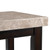 Picket House Caleb Espresso Wood Marble Top Sofa Table