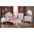 Picket House Jenna White 5pc Kids Bedroom Set with Panel Beds