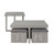 Picket House Dawson Light Grey Wood 2pc Coffee Table Set