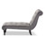 Baxton Studio Layla Fabric Upholstered Button Tufted Chaise Lounges