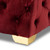 Baxton Studio Avara Velvet Upholstered Button Tufted Ottomans