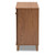 Baxton Studio Coolidge Wood 4 Shelves Shoe Storage Cabinets