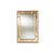 Baxton Studio Adra Antique Gold Accent Wall Mirror