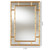 Baxton Studio Adra Antique Gold Accent Wall Mirror