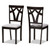 Baxton Studio Sylvia Brown Wood 5pc Dining Sets