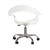 Baxton Studio Elia Clear Acrylic Swivel Chair