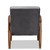 Baxton Studio Sorrento Velvet Upholstered Lounge Chairs