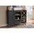 Baxton Studio Pietro Modern Wood Wine Cabinets