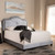 Baxton Studio Embla Grey Velvet Upholstered Beds