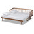 Baxton Studio Muriel Twin to King Spindle Daybeds