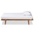 Baxton Studio Kaia Ash Walnut Wood Platform Bed Frames