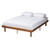 Baxton Studio Winston Walnut Brown Platform Bed Frames