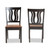 Baxton Studio Fenton Dark Brown Dining Chairs