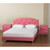 Baxton Studio Canterbury Pink Silver 3pc Bedroom Sets