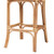 Baxton Studio Bali Pari Adrena Natural Brown Rattan Bar Stool