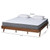 Baxton Studio Sarita Ash Walnut Bed Frames