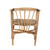 Baxton Studio Bali Pari Kyoto Natural Brown Rattan Dining Chair