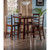 Winsome Orlando Walnut 5pc High Table Set with Ladder Back Counter Height Stools