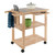 Winsome Mario Natural Wood Utility Kitchen Cart