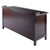 Winsome Adriana Walnut Wood Storage Bench