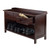 Winsome Adriana Walnut Wood Storage Bench