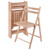 4 Winsome Robin Wood Folding Chairs