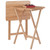 Winsome Alex Natural Wood 2pc Snack Table Set
