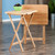 Winsome Alex Natural Wood 2pc Snack Table Set