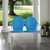 Crosley Griffith Sky Blue Gloss Outdoor Loveseats