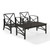 Crosley Kaplan 3pc Outdoor Armchair and Coffee Table Sets