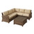 Crosley Bradenton 4pc Outdoor Sectional Sets with Coffee Table