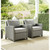 2 Crosley Bradenton Gray Outdoor Armchairs