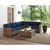 Crosley Bradenton 5pc Outdoor Sectional Sets with Coffee Table