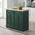 Crosley Madison Emerald Green Kitchen Island Cart