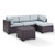 Crosley Biscayne Fabric 4pc Outdoor Sectional Sets