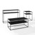 Crosley Braxton Matte Black 3pc Coffee Table Set