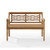 Crosley Olivier Teak Indoor Outdoor Bench