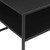 Crosley Braxton Matte Black 3pc Coffee Table Set with End Tables