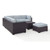 Crosley Biscayne Fabric 5pc Outdoor Sectional Sets