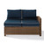 Crosley Bradenton Wicker Sectional Right Side Loveseats