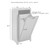 Crosley Savannah White Laundry Hamper