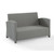 Crosley Bradenton Gray Navy Outdoor Loveseat