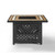 Crosley Tucson Brown Outdoor Fire Pit Table