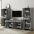 Crosley Tara 3pc Entertainment Sets with Sideboard and 2 Pantries