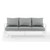 Crosley Kaplan Fabric Metal Outdoor Sofas