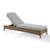 Crosley Bradenton Weathered Brown Gray Outdoor Chaise Lounge