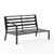 Crosley Clark Charcoal Outdoor Metal Left Side Loveseats